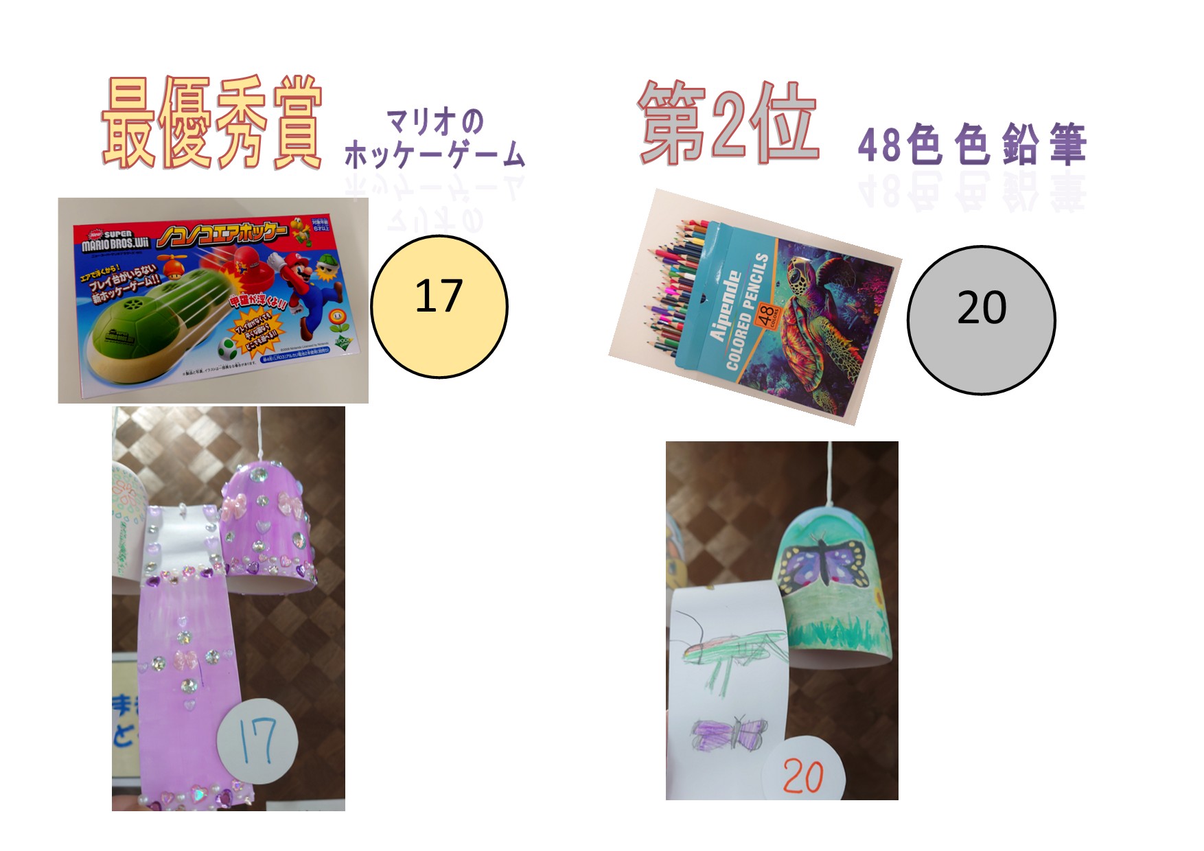 お絵かき風鈴コンテスト結果発表